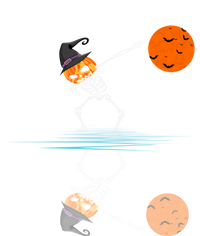 Dabbing Halloween Skeleton Scary Pumpkin Funny Gift Poster