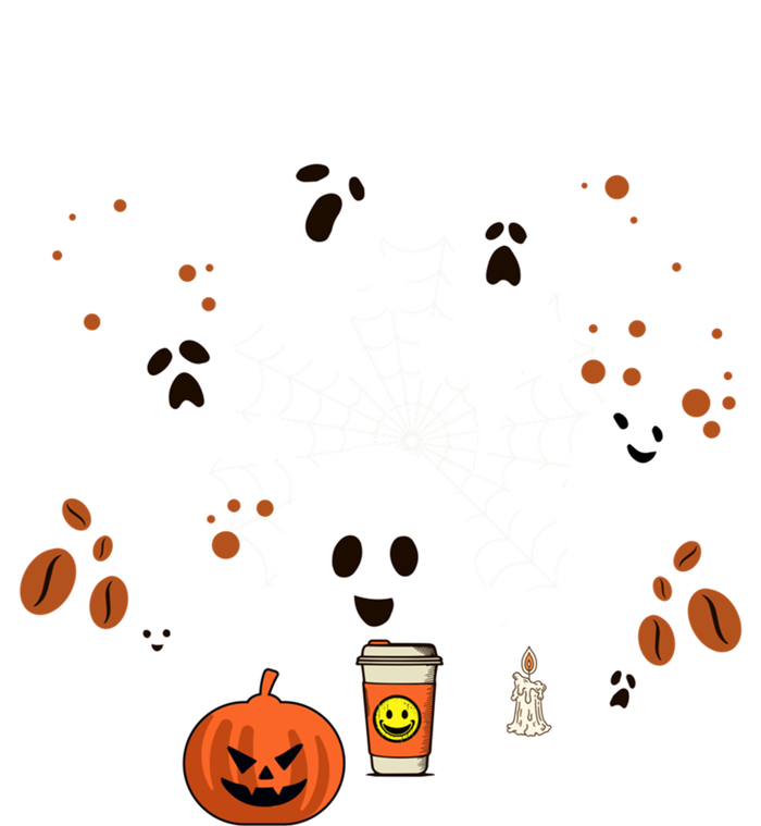 Cute Ghost Ing Coffee Halloween Pumpkin Coffee Funny Gift T-Shirt