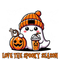 Cute Ghost Ing Coffee Pumpkin Love The Spooky Season Cute Gift Ceramic Bell Ornament