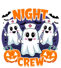 Cute Ghost Nurse Night Shift Crew Medical Humor Halloween Gift Women's V-Neck T-Shirt