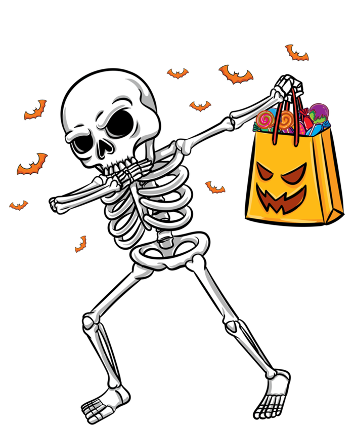 Dabbing Skeleton Halloween Gift T-Shirt