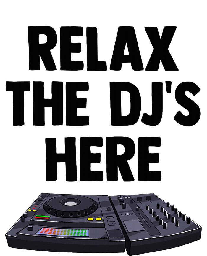 Relax The DjS Here Turntable Music Equalizer T-Shirt