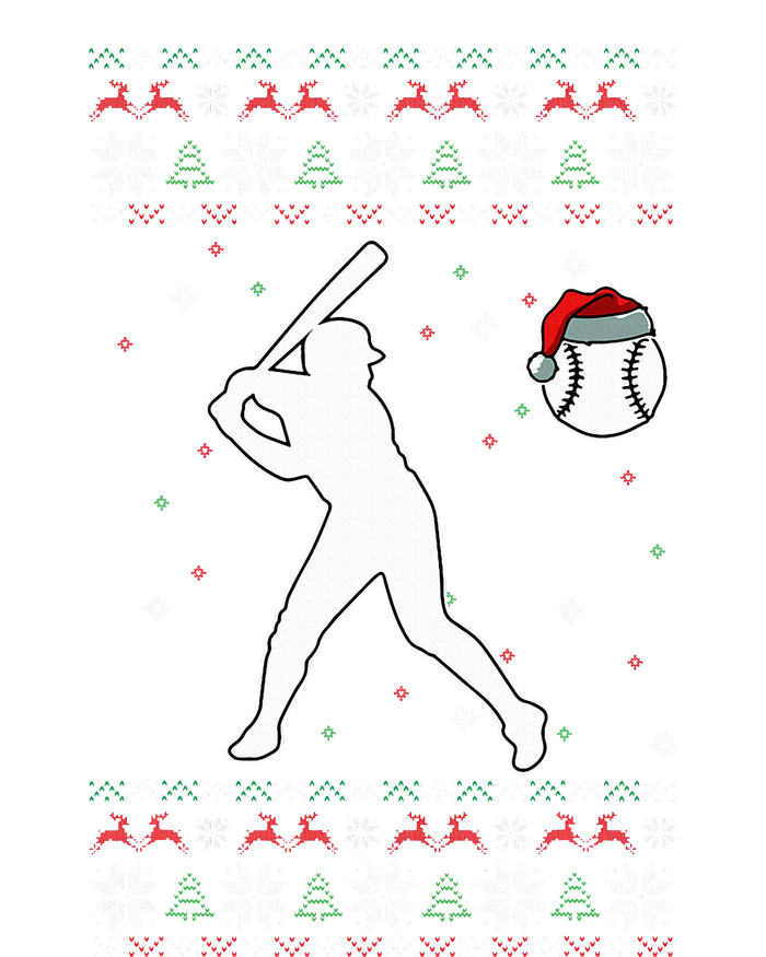 Baseball Player Christmas Cool Ugly Xmas Pajama Sustainable Beanie