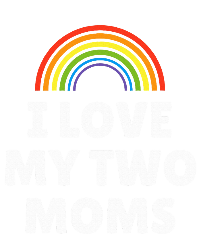 Lgbt Pride I Love My Two Moms Youth Performance Sprint T-Shirt