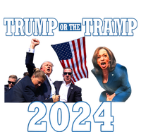 Trump Or The Tramp 2024 Vote For Trump Trump Vance 2024 Full-Length Apron With Pockets