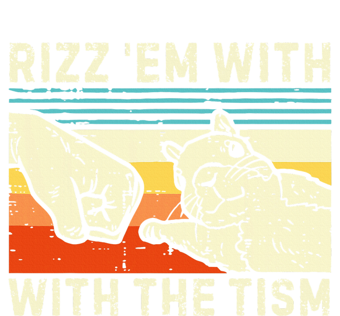 Rizz Em With The Tism Rizzler Joke Meme Rizzling Squirrel Tie-Dye Long Sleeve Shirt