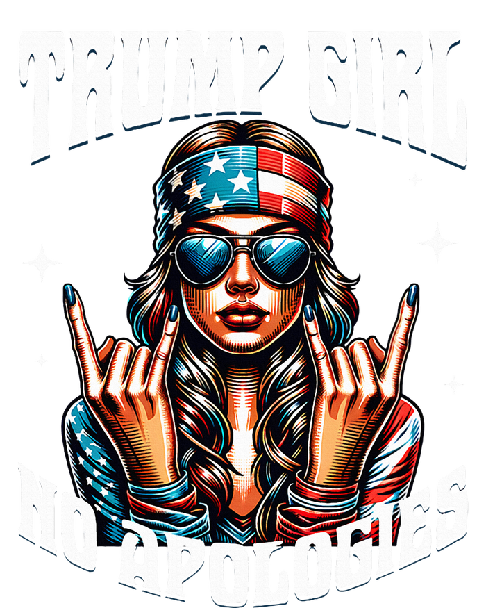 Trump Girl American Girl No Apologies 2024 Maga T-Shirt