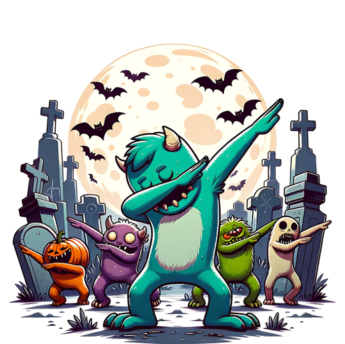 Dabbing Monsters Dance Halloween Gift T-Shirt