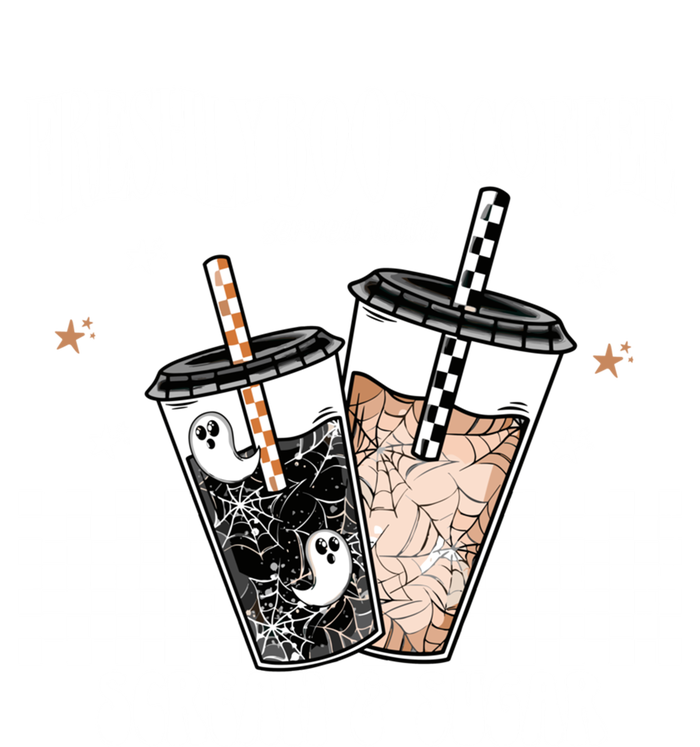 Freshly BooD Coffee With Scream And Sugar Halloween Cofee Cool Gift T-Shirt