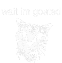 Wait IM Goated Funny Cat Meme Premium Hoodie