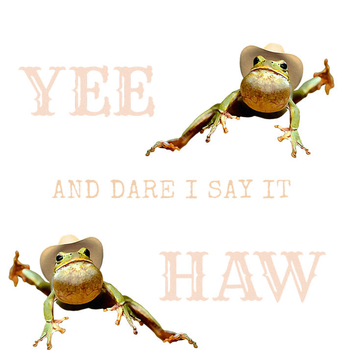 Frog Funny Cowboy Yee Haw And Dare I Say It Baby Bodysuit