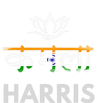 Kamala Harris Indian Roots Hindi Lotus Poster