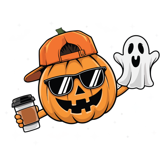 Funny Halloween Pumpkin Ghost Ing Coffee Gift T-Shirt