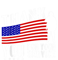 Thank You For Your Service Women's Knotted Racerback Tank