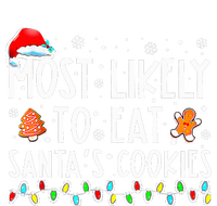 Most Likely To Eat Santas Cookies Xmas Family Christmas Women's Strappy Tank