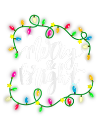 Merry And Bright Christmas Lights Kids Tie-Dye T-Shirt