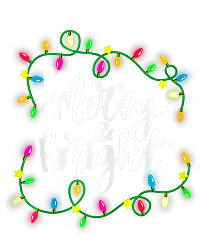 Merry And Bright Christmas Lights Kids Tie-Dye T-Shirt