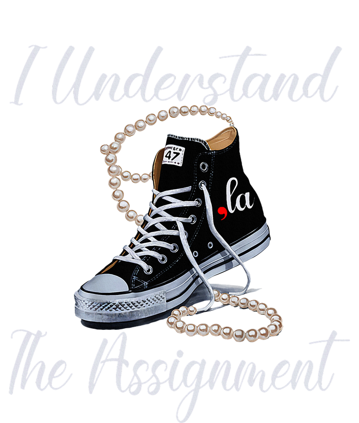 I Understand The Assignment Chucks And Pearls Election 2024 Sustainable Beanie