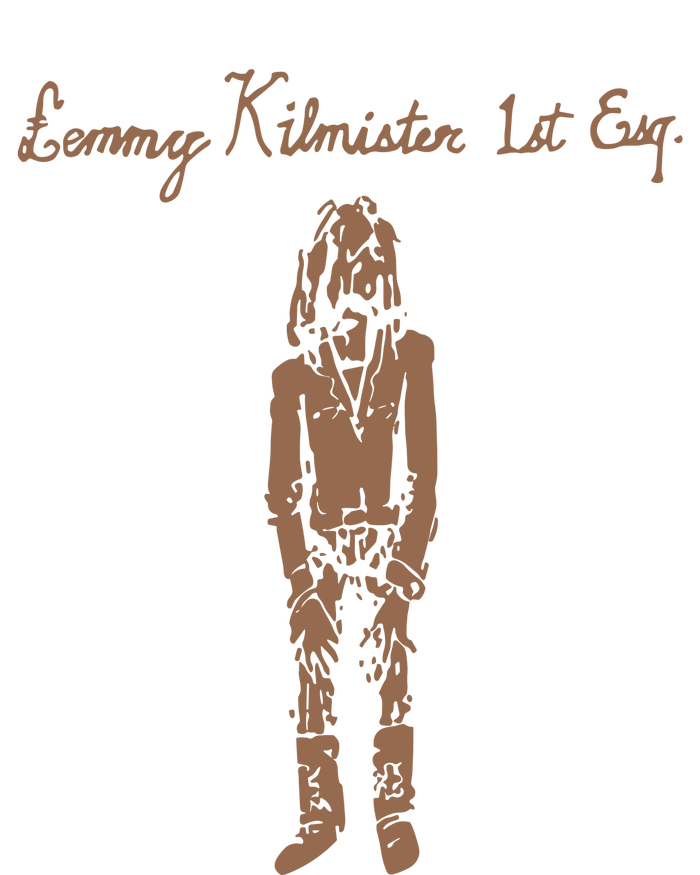 Lemmy Kilmister 1st Esg Doodle Cover T-Shirt