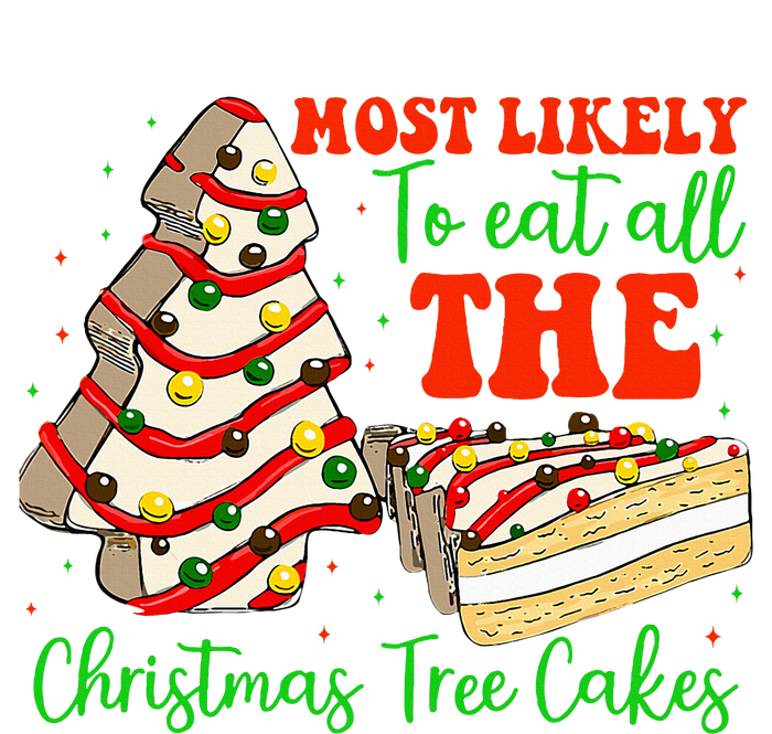 Retro Most Likely To Eat All The Christmas Tree Cakes Debbie Cooling Performance Crew T-Shirt