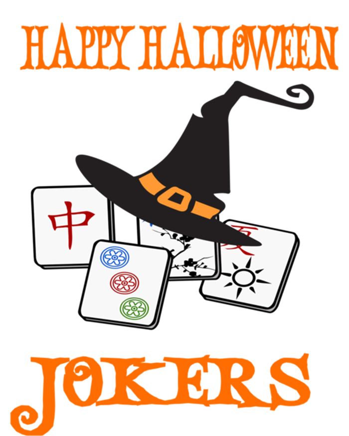 Funny Mahjong Happy Halloween Jokers Tile Game Gift Valucap Bio-Washed Visor