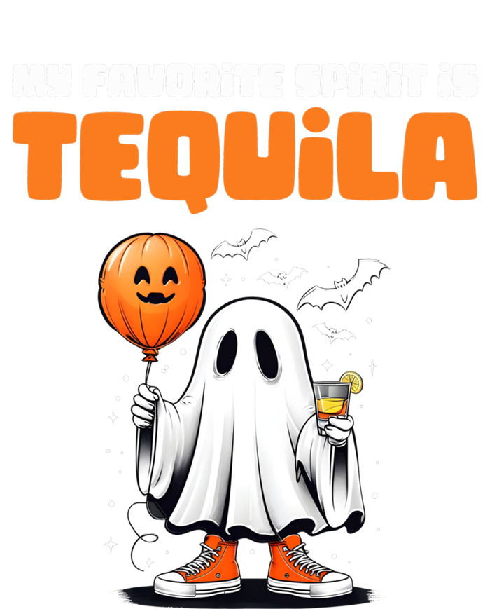 Funny My Favorite Spirit Is Tequila Spooky Halloween Ghost Gift Hoodie