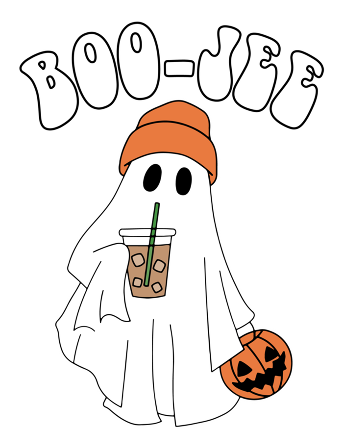 Funny Halloween Boo Jee Ghost Ing Coffee Cool Gift Women's Racerback Tank