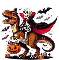 Funny Vampire Skeleton Rider Dinosaur Halloween Costume Funny Gift T-Shirt