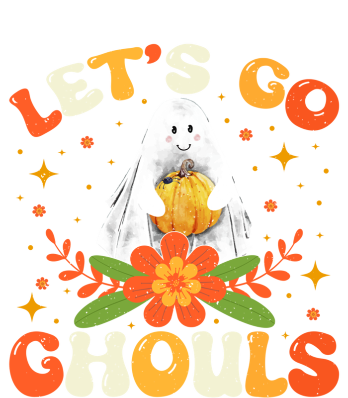 Funny LetS Go Ghouls Spooky Halloween Ghost Retro Boo Gift T-Shirt