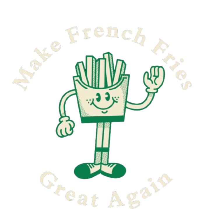 Funny Conservative Donald Trump Make French Fries Great Again T-Shirt