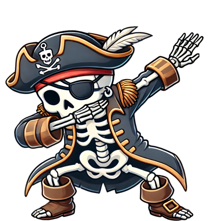 Funny Skeleton Pirate Dabbing Halloween Meaningful Gift T-Shirt