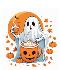 Halloween Cute Ghost Ing Pumpkin Spice Latte Coffee Cool Gift T-Shirt