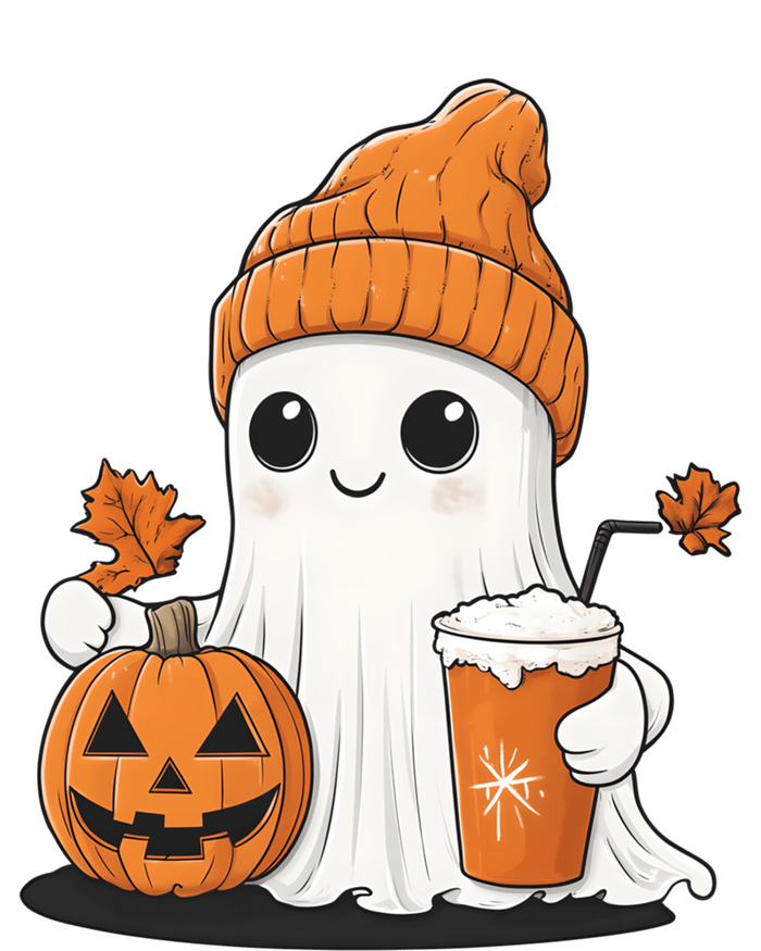 Ghost Ing Pumpkin Spice Coffee Halloween Thanksgiving Funny Gift T-Shirt