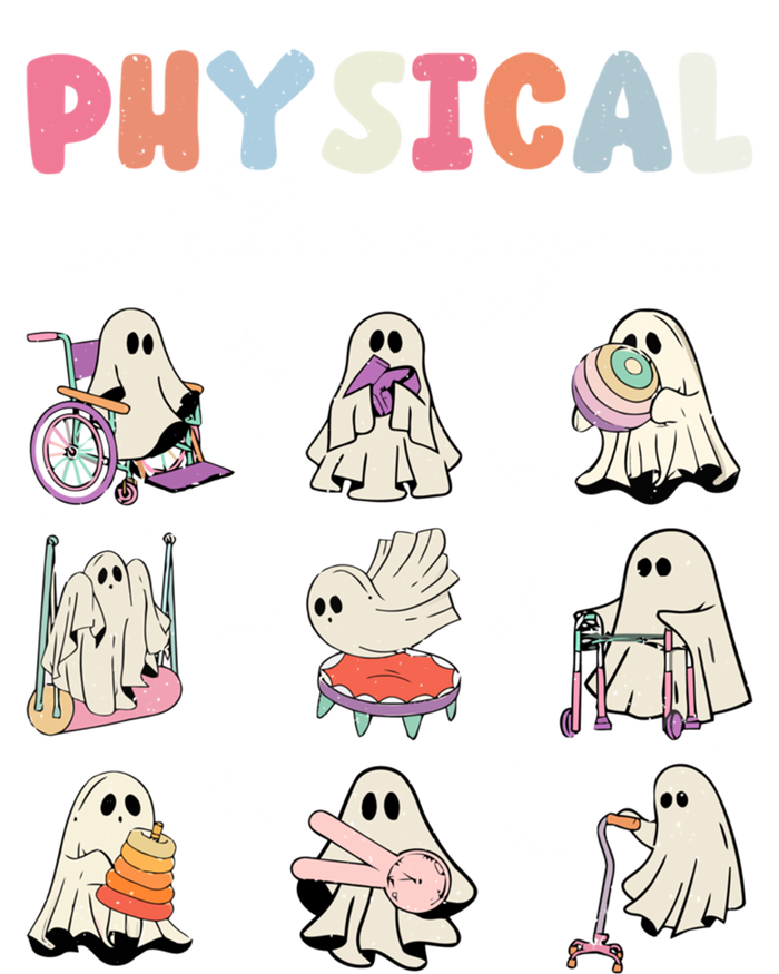 Ghost Physical Therapy Physical Therapist Halloween Groovy Great Gift Sustainable Beanie