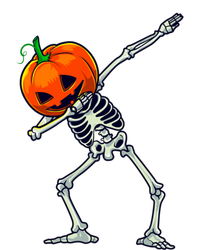 Halloween Dabbing Skeleton Scary Pumpkin Jack O Lantern Great Gift T-Shirt