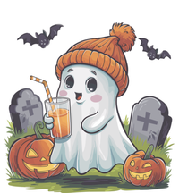 Halloween Ghost Ing Iced Coffee Pumpkin Tombstones Fall Gift Sweatshirt Cinch Pack Bag