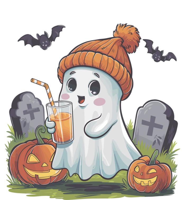 Halloween Ghost Ing Iced Coffee Pumpkin Tombstones Fall Gift Sweatshirt Cinch Pack Bag