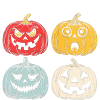 Halloween Spooky Fun Scary Pumpkin Faces Gift Premium Hoodie