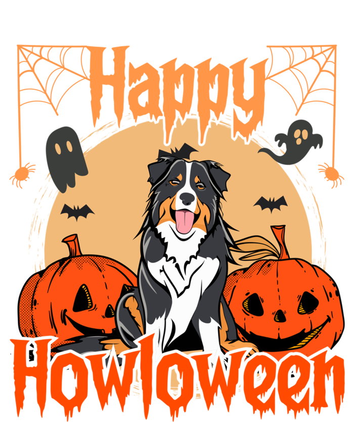 Happy Howloween Bernese Mountain Dog Lover Halloween Funny Gift Long Sleeve Shirt