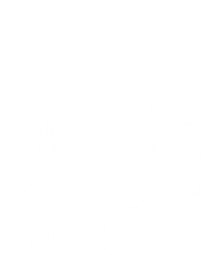 I Found This Humerus Halloween Ghost Humorous Saying Funny Funny Gift Women's Racerback Tank