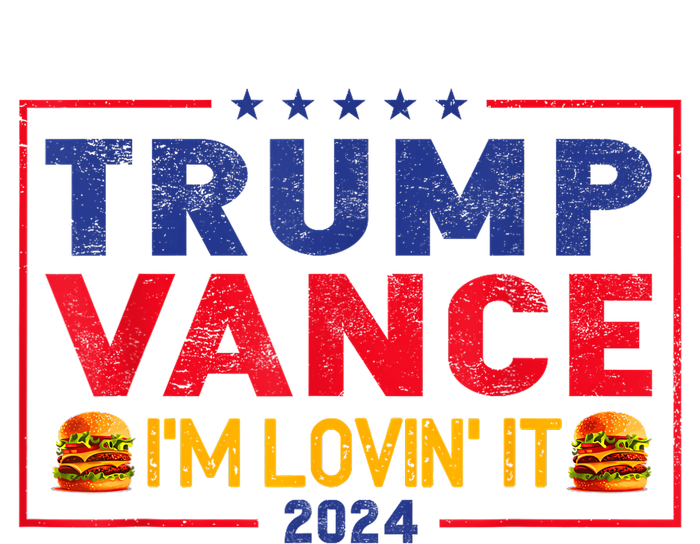 Trump Vance IM Lovin It Hamburger 2024 T-Shirt