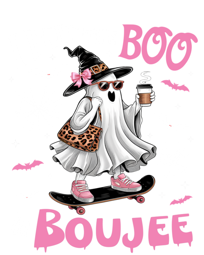 I Put The Boo In Boujee Ghost Halloween Skate Lady Ghost Gift T-Shirt