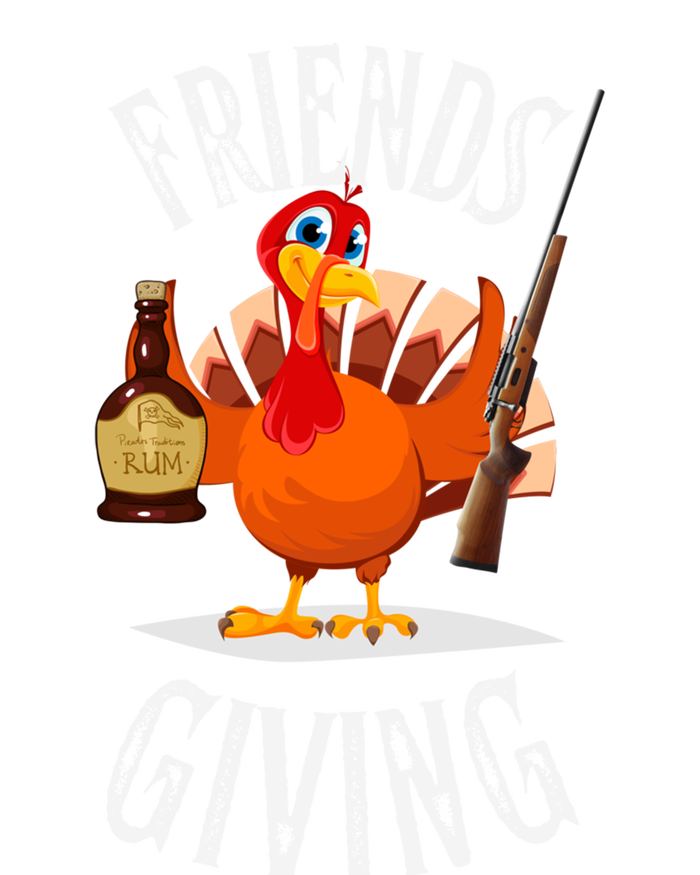 Happy Friendsgiving Turkey Friends Giving Funny Thanksgiving Gift Full Zip Hoodie