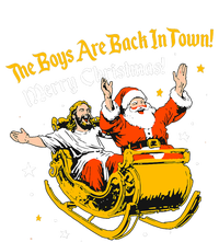 Jesus And Santa Claus The Boy Are Back In A Town Christmas Mousepad