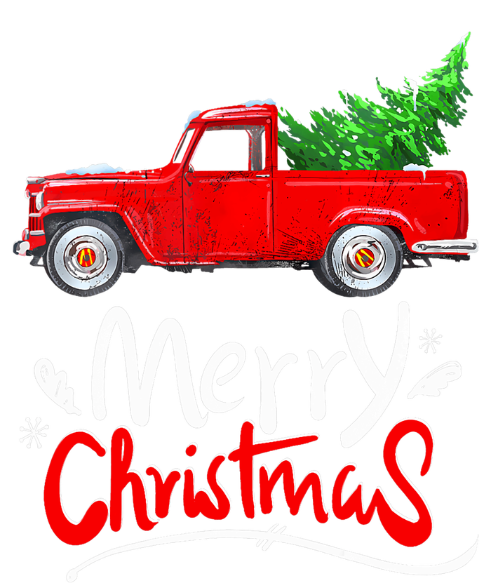 Christmas Tree Red Truck Pajama Vintage Buffalo Plaid Truck T-Shirt