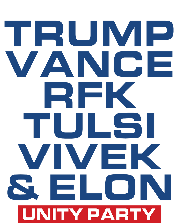 Trump Vance Rfk Tulsi Vivek And Elon Unity Party Valucap Bio-Washed Visor