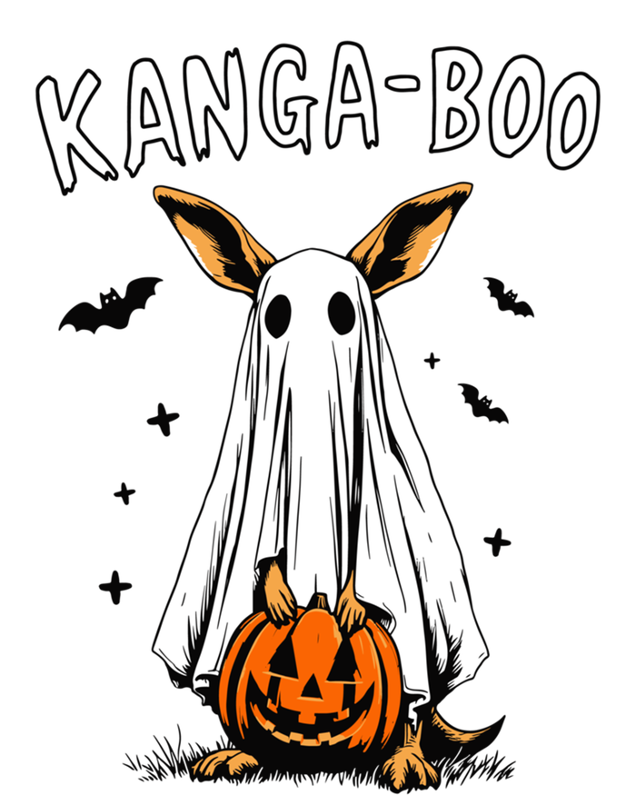 Kangaboo Funny Halloween Kangaroo Ghost Pun Animal Humor Gift T-Shirt