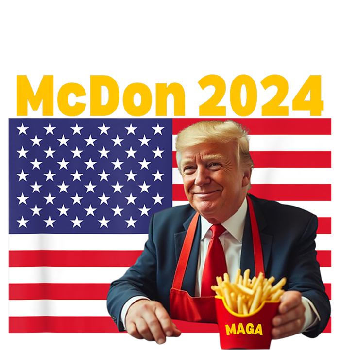 Mcdon 2024 Funny Donald Trump French Fry Cooking Fries Pom Pom 12in Knit Beanie