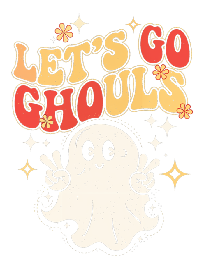 LetS Go Ghouls Ghost Halloween Costume Retro Spooky Gift Ladies Long Sleeve Shirt