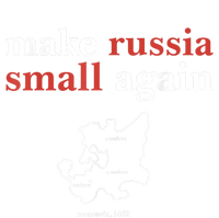 Funny Make Russia Small Again Political Humor Design Womens Cotton Relaxed Long Sleeve T-Shirt